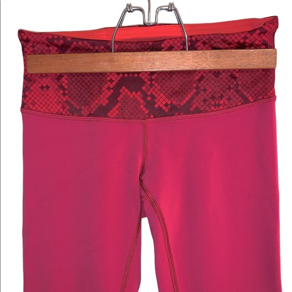 Lululemon leggings in burgundy/orange - Picture 5 of 5